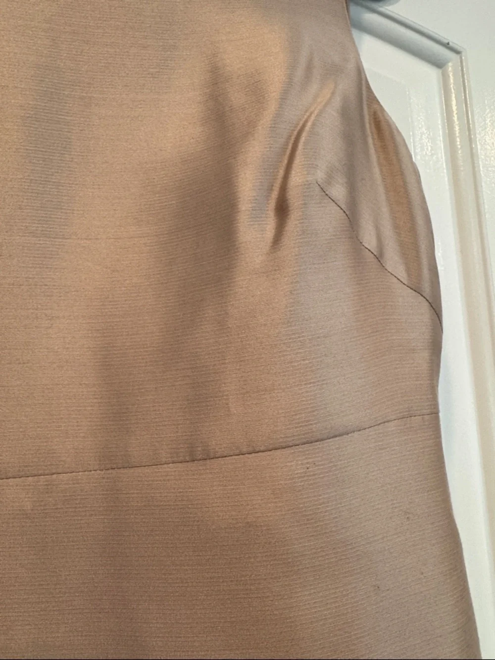 NWT Tory Burch Blush Champagne Eden Shell Silk Sleeveless Top Size 10